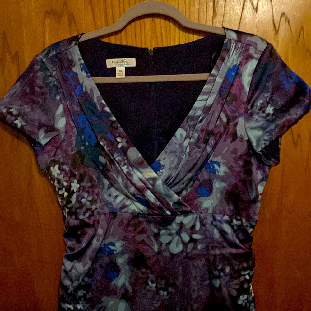Beautiful floral silk looking dress